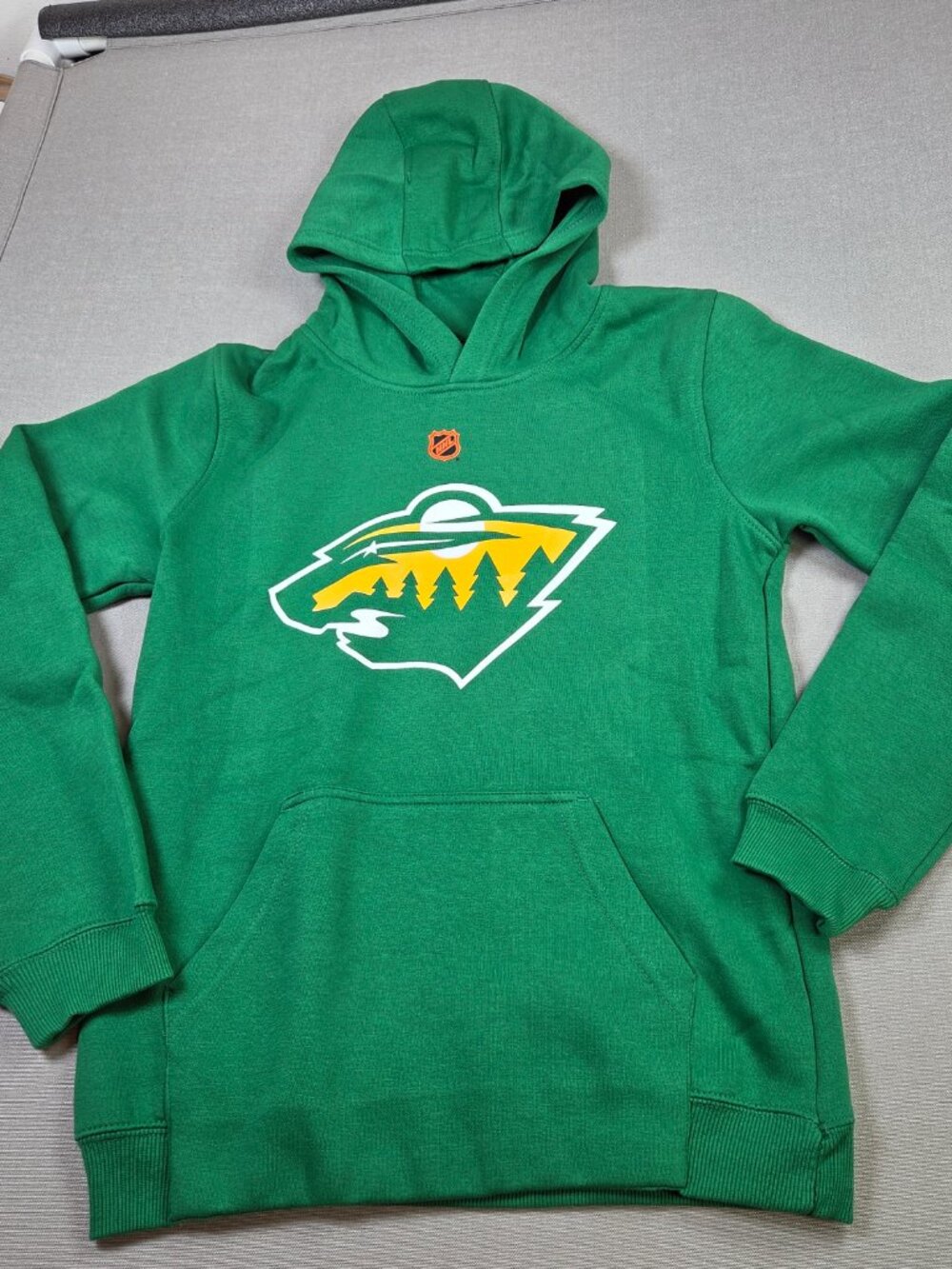 Minnesota Wild NHL Youth XL Hoodie Outer Stuff NWT Pullover Sweatshirt